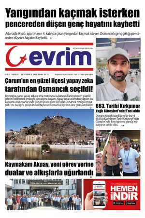 Evrim Gazetesi 16.7.2024