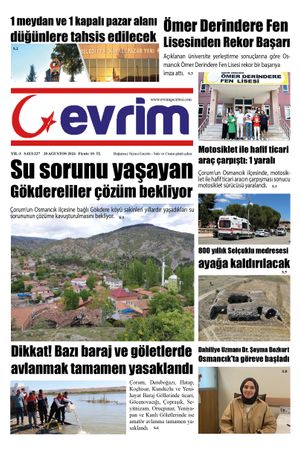 Evrim Gazetesi 20.08.2024