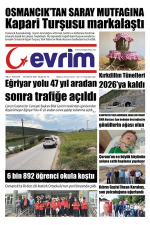 Evrim Gazetesi 10.09.2024