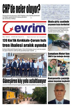 Evrim Gazetesi 13.09.2024