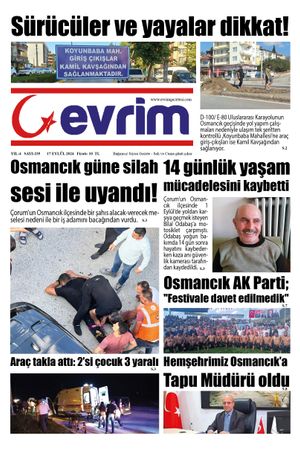 Evrim Gazetesi 17.09.2024