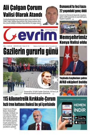 Evrim Gazetesi 20.09.2024