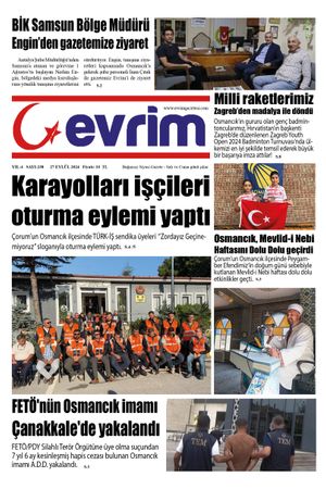 Evrim Gazetesi 27.09.2024